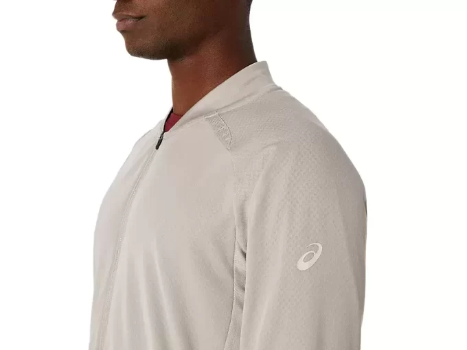 ACTIBREEZE JACQUARD GRID DURCHGEHENDER REISSVERSCHLUSSJACKE