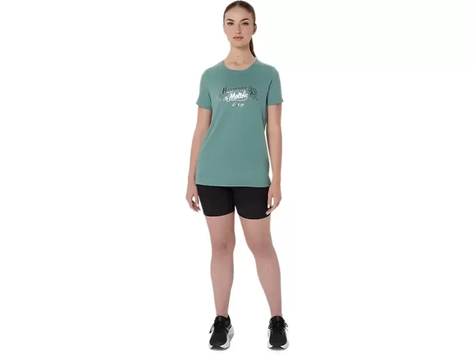 ASICS FOIL KURZARM-T-SHIRT FÜR DAMEN