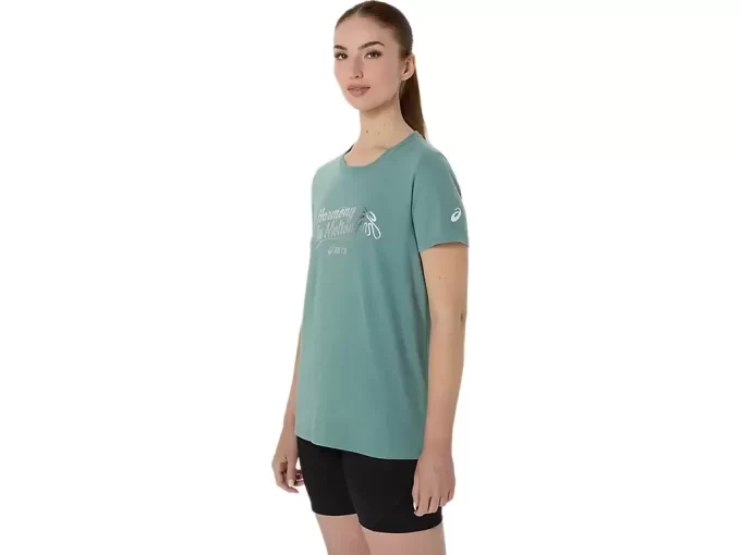 ASICS FOIL KURZARM-T-SHIRT FÜR DAMEN