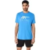 ASICS GESTREIFTES KURZARM-T-SHIRT