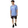 ASICS GESTREIFTES KURZARM-T-SHIRT