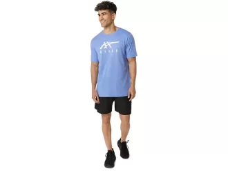 ASICS GESTREIFTES KURZARM-T-SHIRT