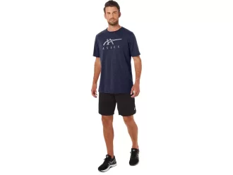 ASICS GESTREIFTES KURZARM-T-SHIRT