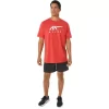 ASICS GESTREIFTES KURZARM-T-SHIRT