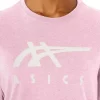 ASICS GESTREIFTES KURZARM-T-SHIRT