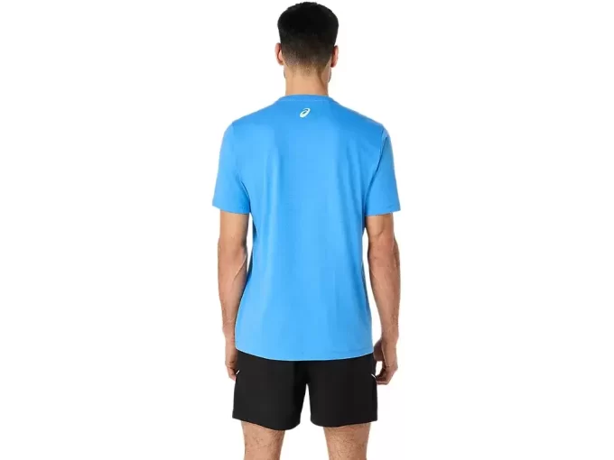 ASICS GESTREIFTES KURZARM-T-SHIRT