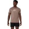 ASICS GESTREIFTES KURZARM-T-SHIRT