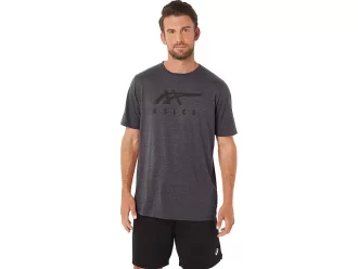 ASICS GESTREIFTES KURZARM-T-SHIRT