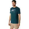 ASICS GESTREIFTES KURZARM-T-SHIRT