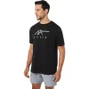 ASICS GESTREIFTES KURZARM-T-SHIRT