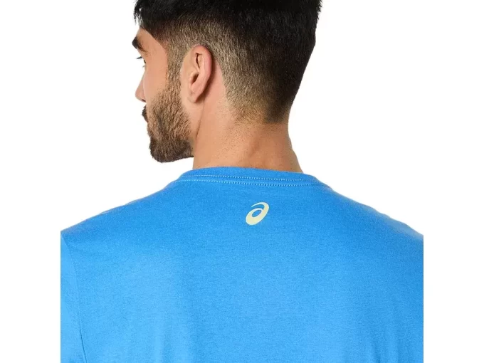 ASICS GESTREIFTES KURZARM-T-SHIRT