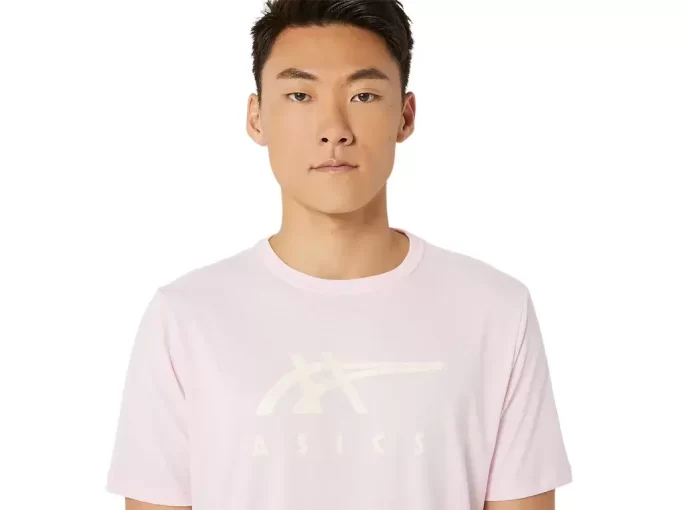 ASICS GESTREIFTES KURZARM-T-SHIRT