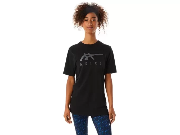 ASICS GESTREIFTES KURZARM-T-SHIRT