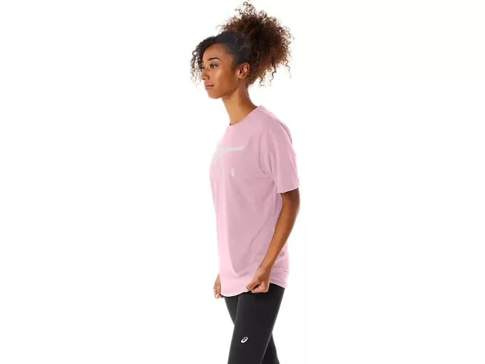 ASICS GESTREIFTES KURZARM-T-SHIRT