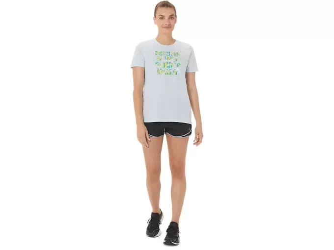 ASICS HIBISCUS SLOGAN CREW FÜR DAMEN ASICS HIBISCUS SLOGAN CREW FÜR DAMEN