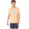 ASICS HIBISCUS SLOGAN T-SHIRT