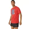 ASICS HIBISCUS SLOGAN T-SHIRT