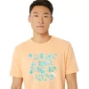 ASICS HIBISCUS SLOGAN T-SHIRT