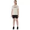 ASICS KURZARM-T-SHIRT MIT BLUMENSLOGAN FÜR DAMEN