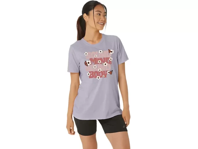 ASICS MONARCH SLOGAN CREW FÜR DAMEN