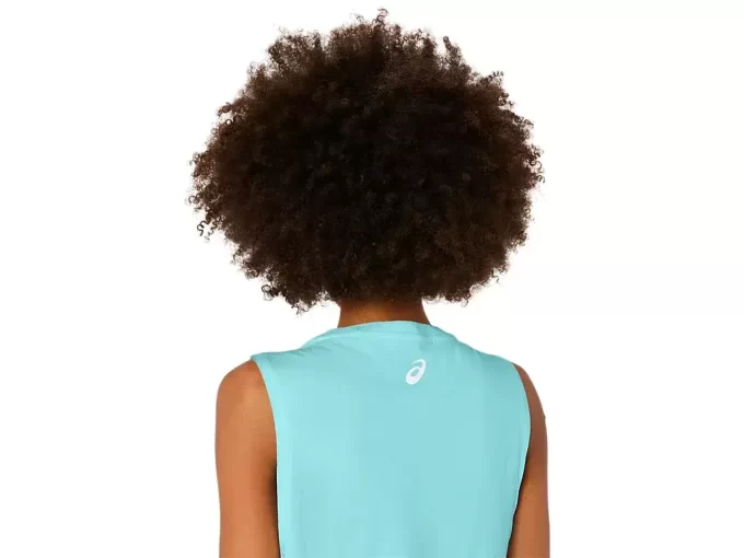 ASICS MUSCLE T-SHIRT MIT SLOGAN „SUN IN THE SKY“ FÜR DAMEN ASICS MUSCLE T-SHIRT MIT SLOGAN „SUN IN THE SKY“ FÜR DAMEN