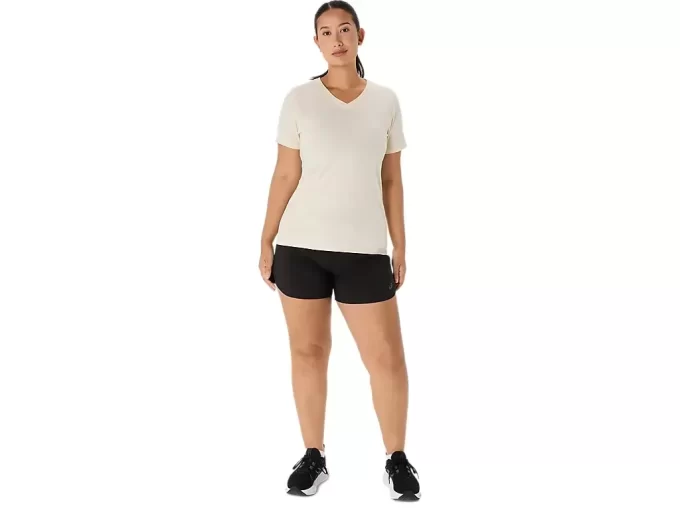 ASICS NATURE V-AUSSCHNITT KURZARM-T-SHIRT FÜR DAMEN