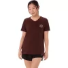 ASICS NATURE V-AUSSCHNITT KURZARM-T-SHIRT FÜR DAMEN