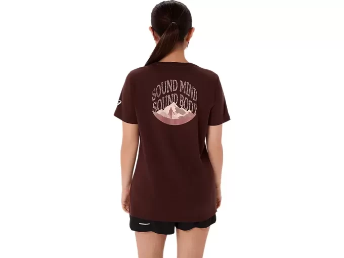 ASICS NATURE V-AUSSCHNITT KURZARM-T-SHIRT FÜR DAMEN