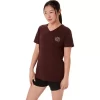 ASICS NATURE V-AUSSCHNITT KURZARM-T-SHIRT FÜR DAMEN