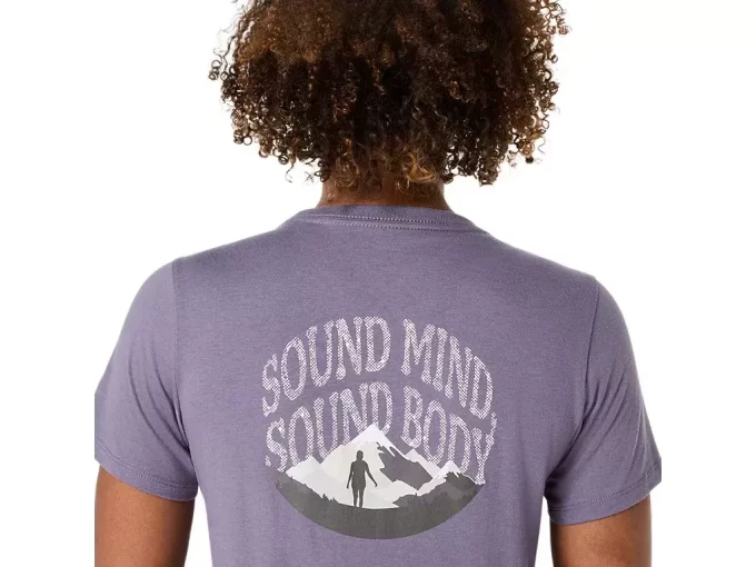 ASICS NATURE V-AUSSCHNITT KURZARM-T-SHIRT FÜR DAMEN