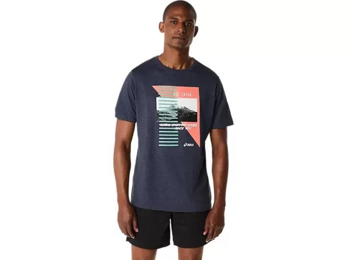 ASICS RETRO KURZARM-T-SHIRT