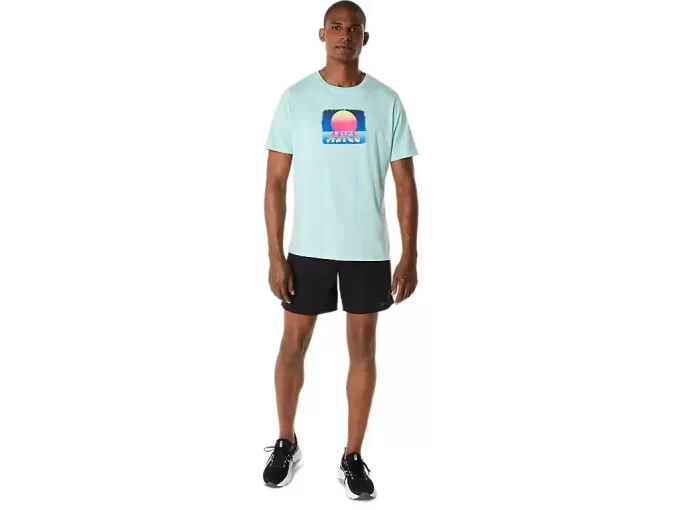ASICS RETRO SUNSET KURZARM-T-SHIRT