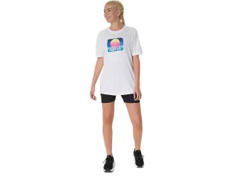 ASICS RETRO SUNSET KURZARM-T-SHIRT