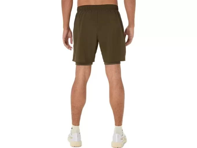 ASICS SILBERNE 2N1 7IN KURZE