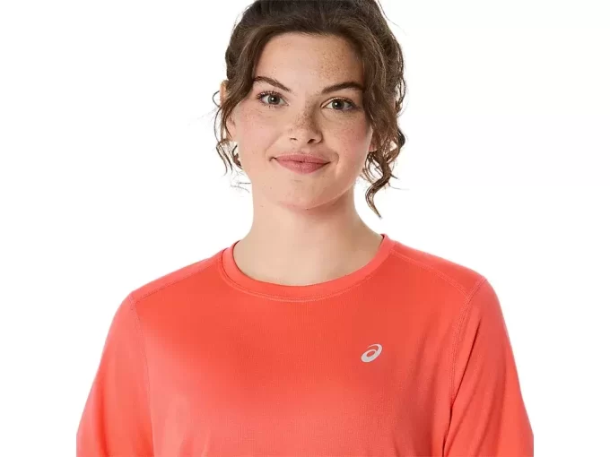 ASICS SILBERNES KURZARM-OBERTEIL