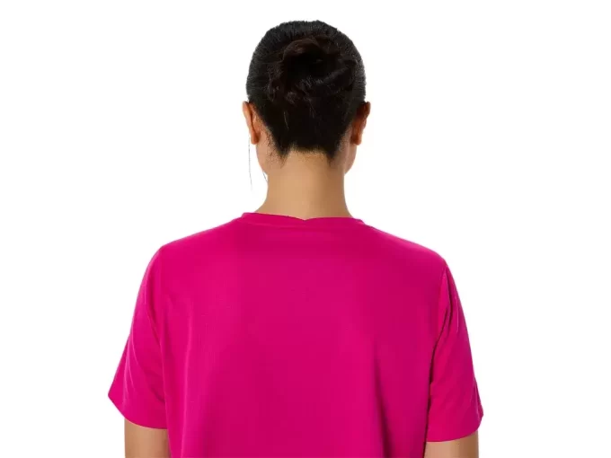 ASICS SILBERNES KURZARM-OBERTEIL