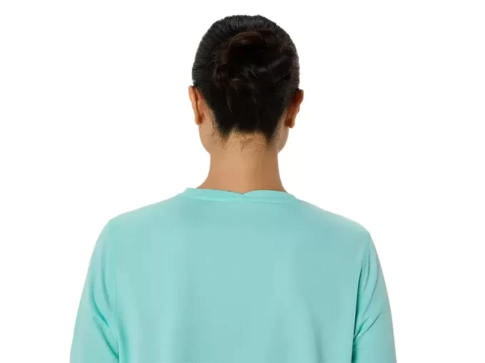 ASICS SILBERNES KURZARM-OBERTEIL