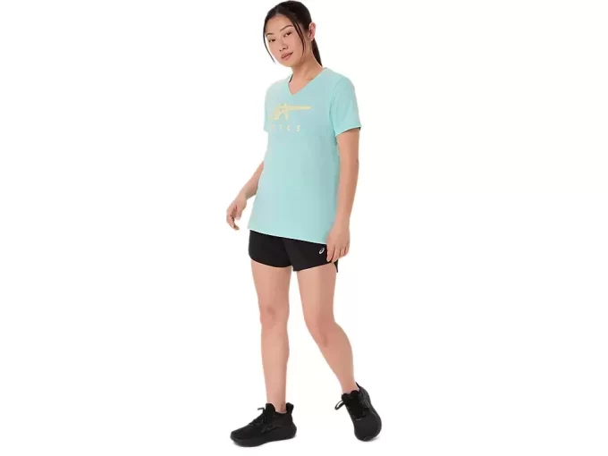 ASICS STRIPES V-NECK FÜR DAMEN