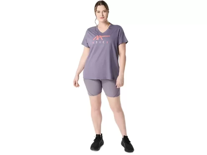ASICS STRIPES V-NECK FÜR DAMEN ASICS STRIPES V-NECK FÜR DAMEN