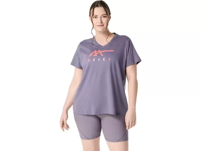 ASICS STRIPES V-NECK FÜR DAMEN ASICS STRIPES V-NECK FÜR DAMEN