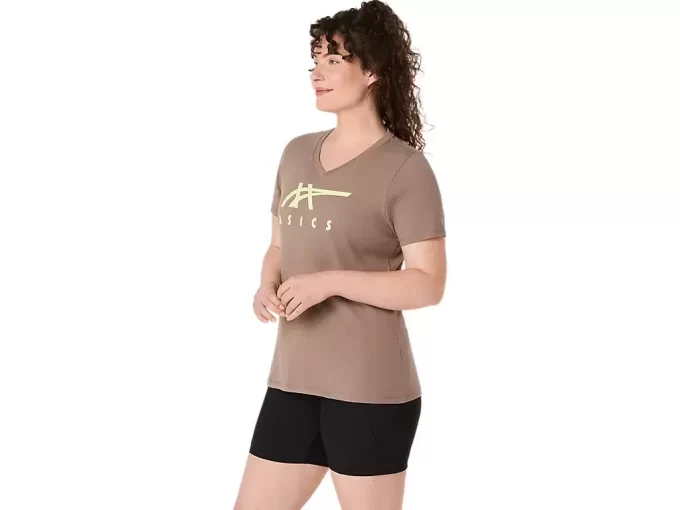 ASICS STRIPES V-NECK FÜR DAMEN
