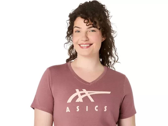 ASICS STRIPES V-NECK FÜR DAMEN