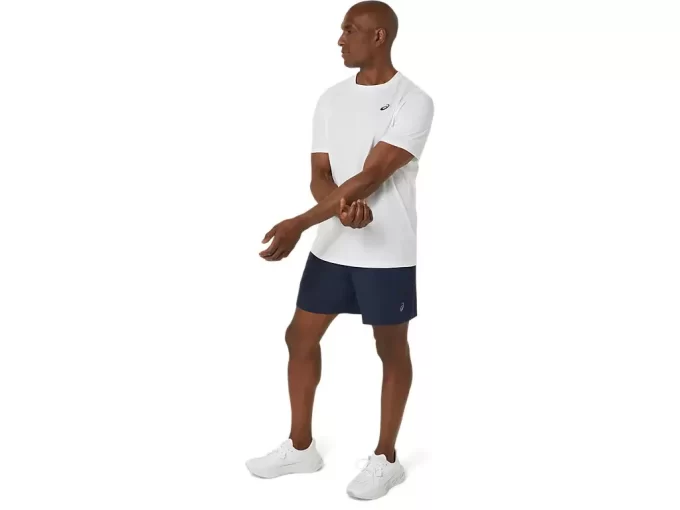 ASICS T-SHIRT MIT SPIRALE-STICKEREI