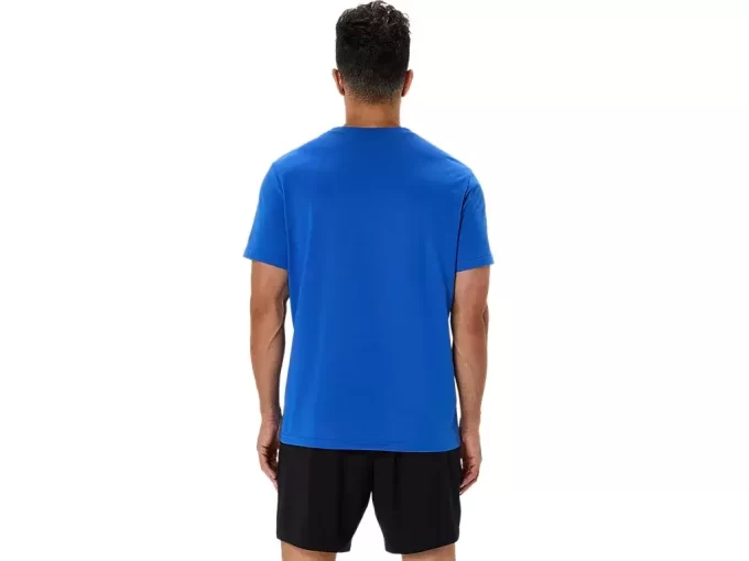 ASICS T-SHIRT MIT SPIRALE-STICKEREI
