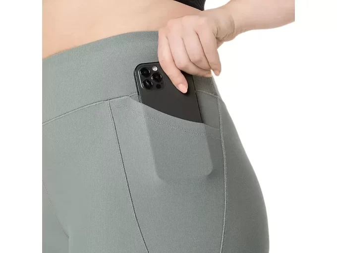 DAMEN RIB HIGH WAIST 7/8 TIGHT