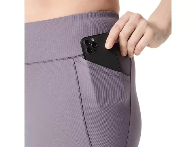 DAMEN RIB HIGH WAIST 7/8 TIGHT