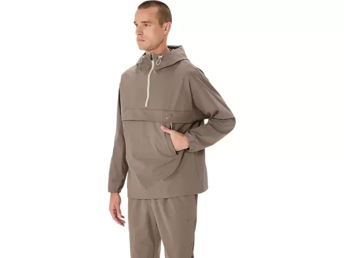 DOPPELT GEWEBTE, ENTSPANNTE ÜBERZIEHERJACKE