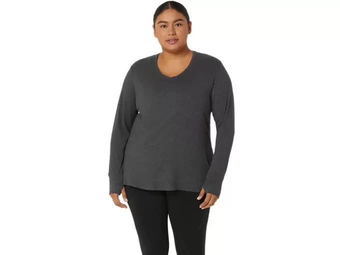 HEATHER-TOP MIT LANGEN ÄRMELN FÜR DAMEN HEATHER-TOP MIT LANGEN ÄRMELN FÜR DAMEN