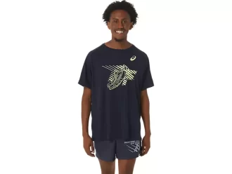 HERRENSCHUHE GRAFISCHES KURZARM-TOP