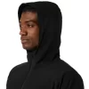 HOODIE AUS STRICKJERSEY MIT DURCHGEHENDER REISSVERSCHLUSS